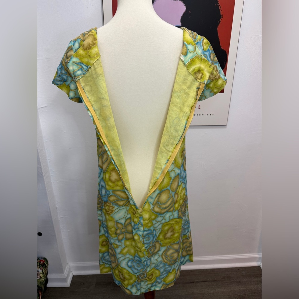 60’s Smocked Sheath Dress - Picture 11 of 12